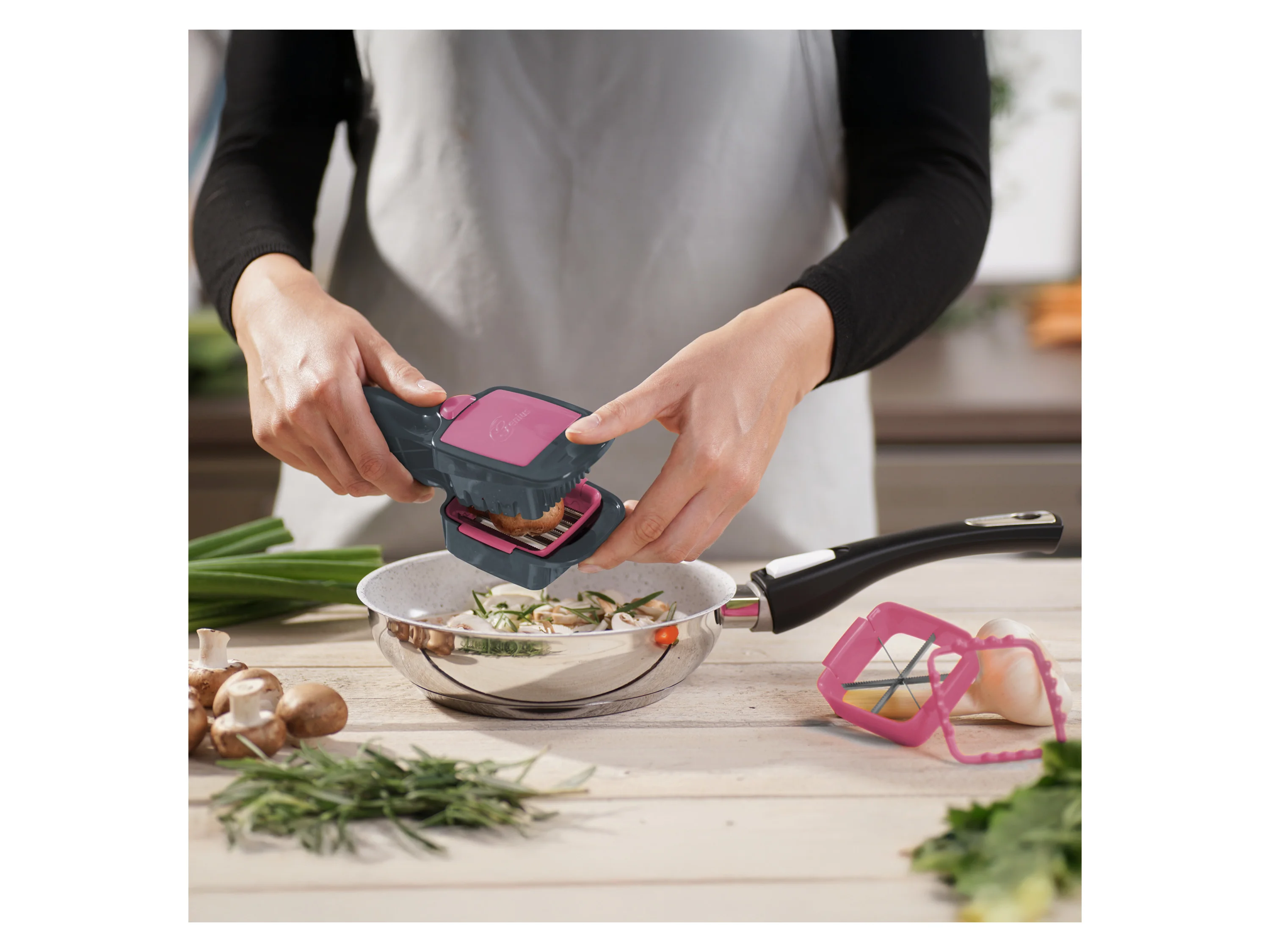 GENIUS NICER DICER Gemüseschneider »Quick«, 7-teilig – Bild 2 von 4