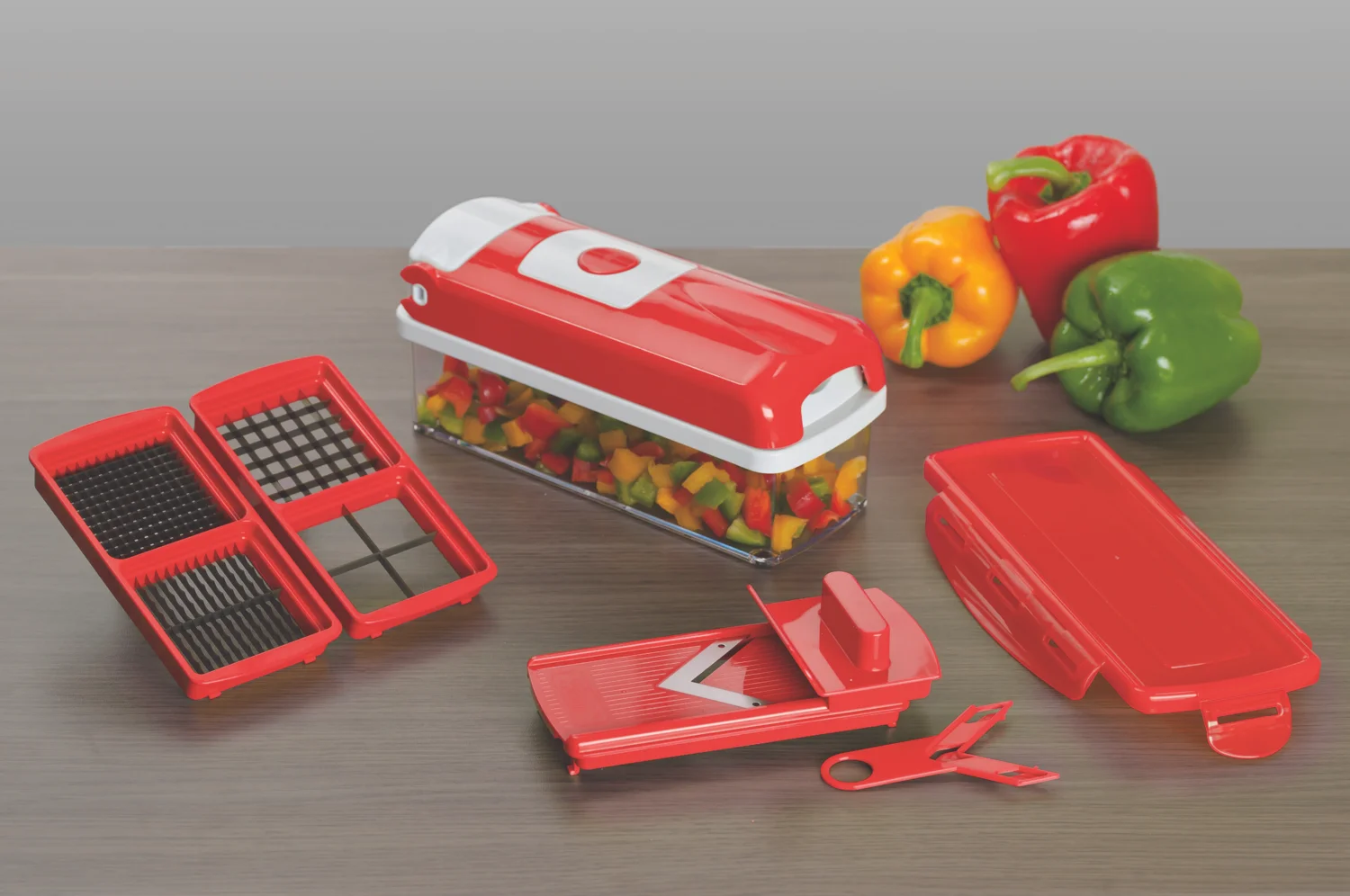 GENIUS NICER DICER Smart, Set 6-teilig (Rot) – Bild 2 von 2
