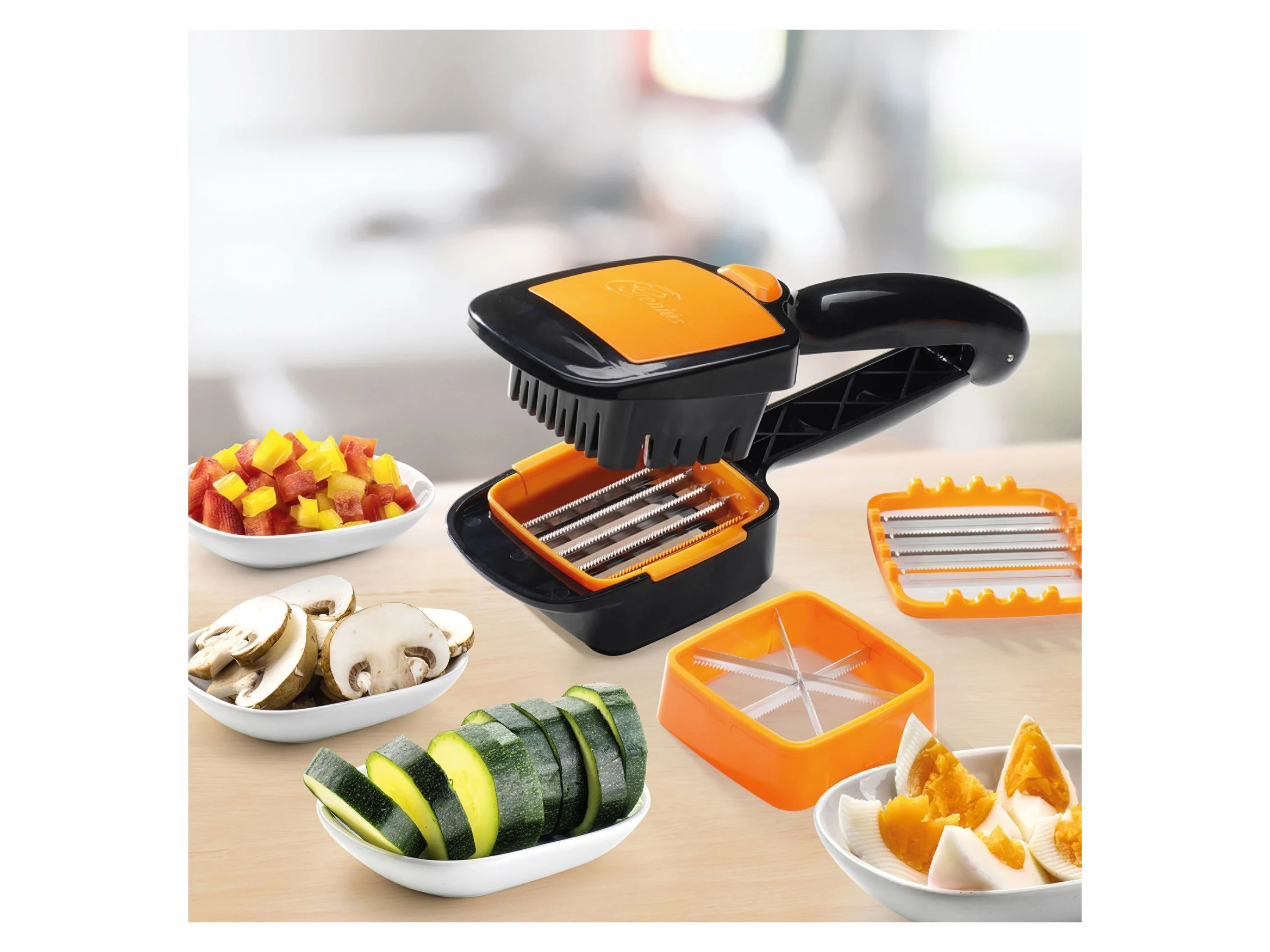 GENIUS NICER DICER Zerkleinerer Quick, 5-tlg., orange – Bild 2 von 4