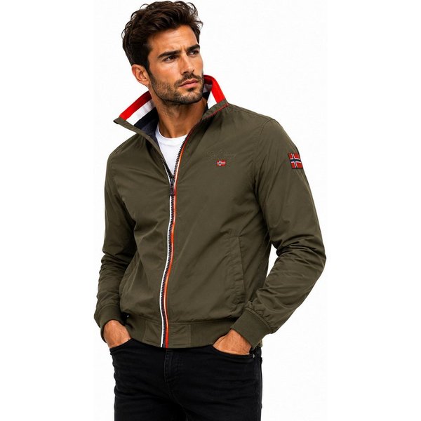 Geographical Norway Blouson Herren Übergangs Jacke Windbreaker Blouson Wasserabweisend Herbst