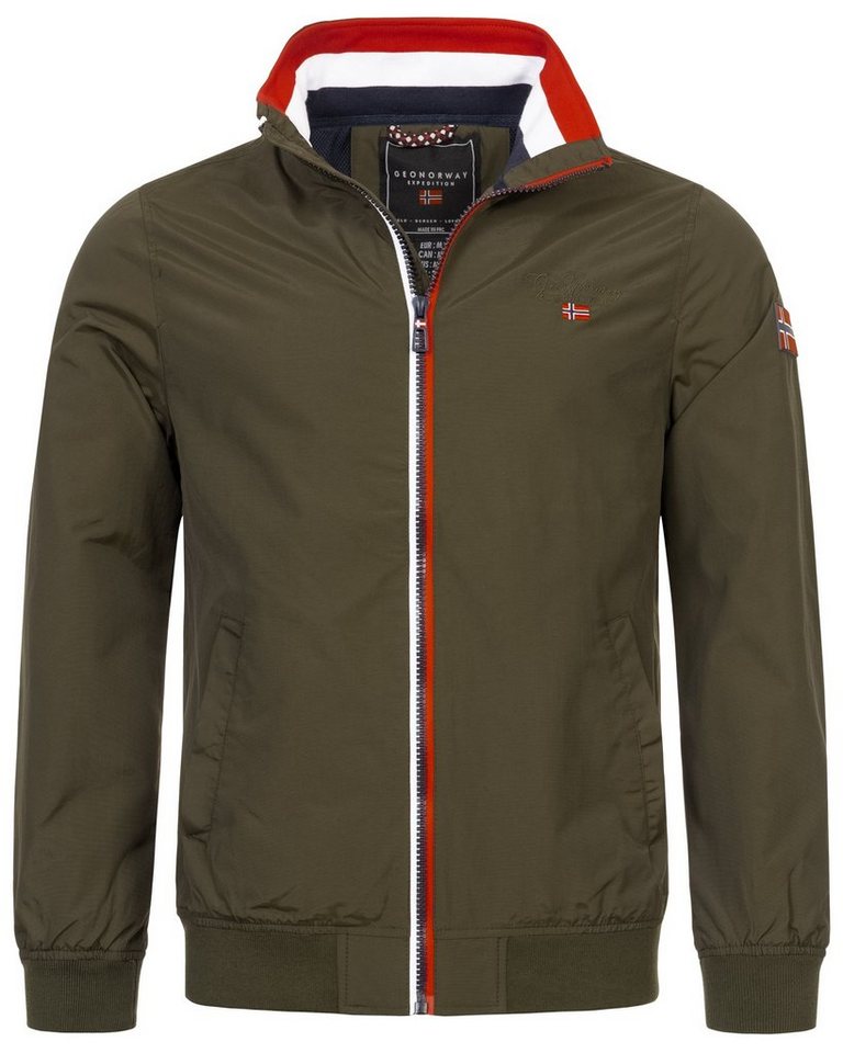 Geographical Norway Blouson Herren Übergangs Jacke Windbreaker Blouson Wasserabweisend Herbst – Bild 2 von 5