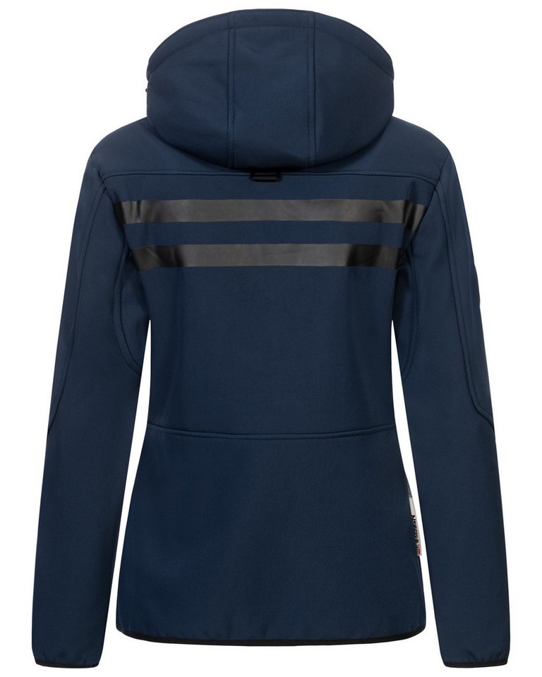 Geographical Norway Softshelljacke Damen Übergangsjacke Softshell Jacke Outdoor Regenjacke Herbst Winter – Bild 3 von 5