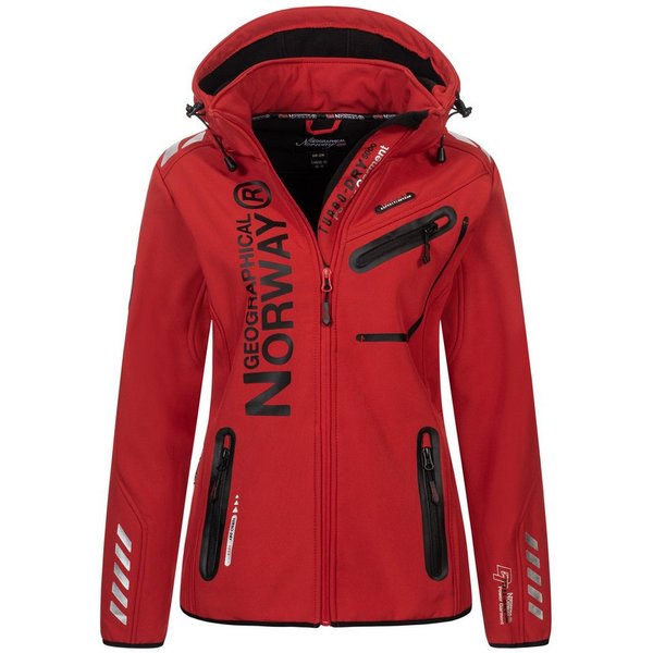 Geographical Norway Softshelljacke Damen Übergangsjacke Softshell Jacke Outdoor Regenjacke Herbst Winter