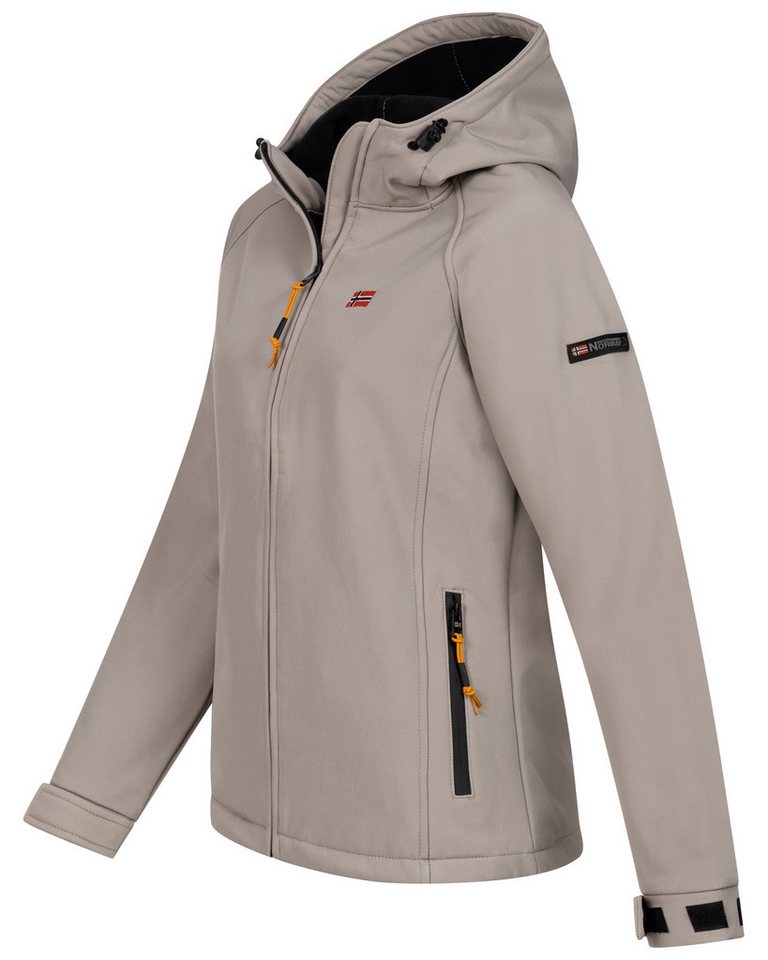 Geographical Norway Softshelljacke Herbst Winter Jacke Softshell Jacke Regen Outdoor Übergangs Jacke – Bild 2 von 3