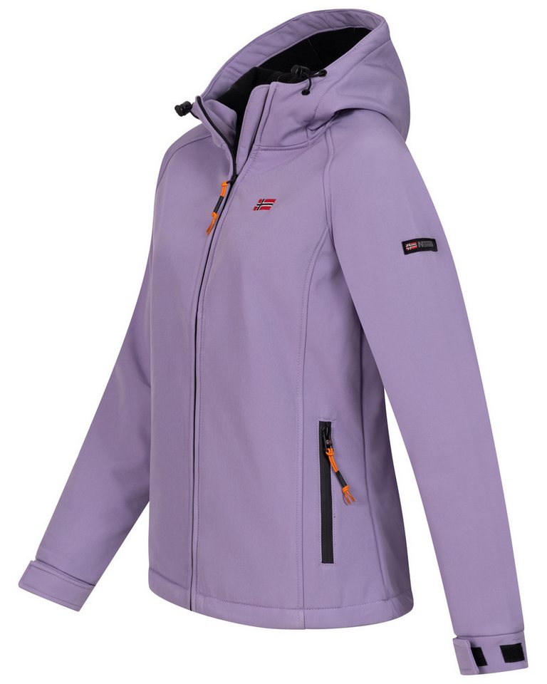 Geographical Norway Softshelljacke Herbst Winter Jacke Softshell Jacke Regen Outdoor Übergangs Jacke – Bild 2 von 3