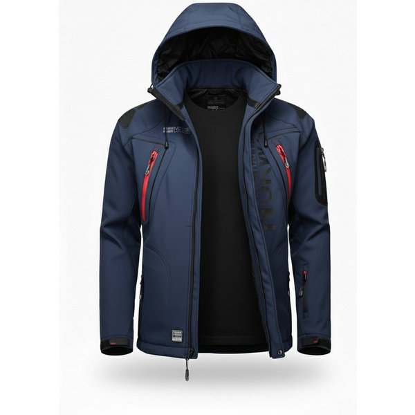 Geographical Norway Softshelljacke Herren Frühlings Jacke Softshell Outdoor Regen Übergangs