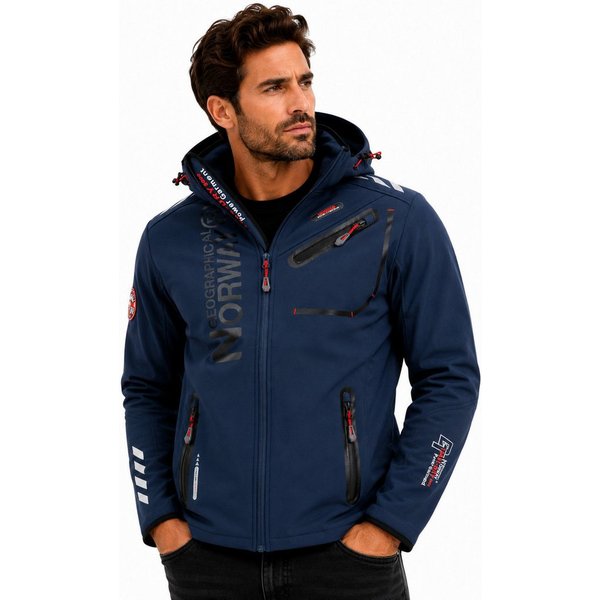 Geographical Norway Softshelljacke Herren Herbst Winter Jacke Softshell Jacke Outdoor Regen Übergangs