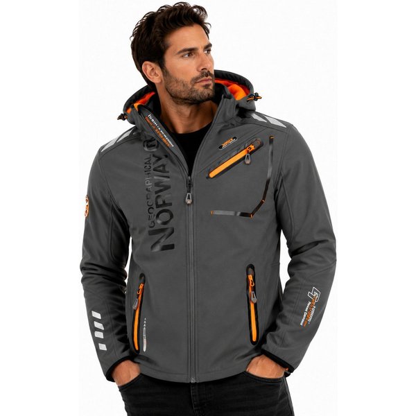 Geographical Norway Softshelljacke Herren Herbst Winter Jacke Softshell Jacke Outdoor Regen Übergangs