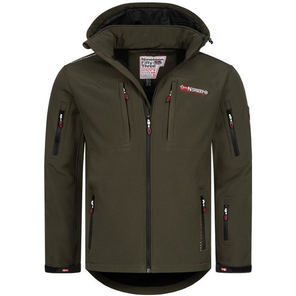 Geographical Norway Softshelljacke Herren Herbst Winter Softshell Übergangs Jacke Outdoor Regen Übergangs