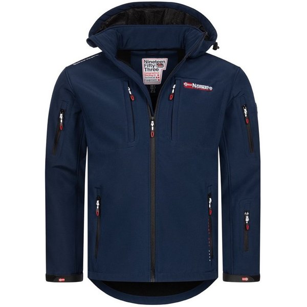Geographical Norway Softshelljacke Herren Herbst Winter Softshell Übergangs Jacke Outdoor Regen Übergangs