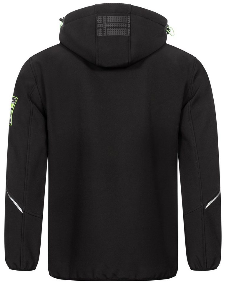 Geographical Norway Softshelljacke Herren Herbst Winter Übergangs Jacke Softshell Jacke Regen Outdoor – Bild 2 von 5