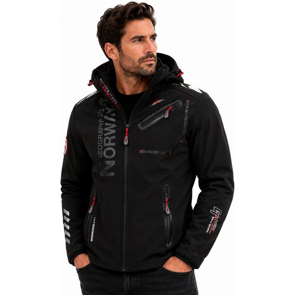 Geographical Norway Softshelljacke Herren Herbst Winter Jacke Softshell Jacke Outdoor Regen Übergangs