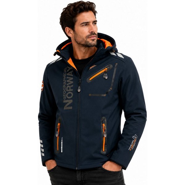 Geographical Norway Softshelljacke Herren Herbst Winter Jacke Softshell Jacke Outdoor Regen Übergangs