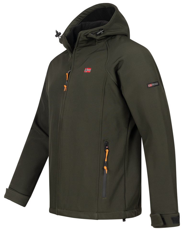 Geographical Norway Softshelljacke Herren Herbst Winter Übergangs Jacke Softshell Jacke Regen Outdoor – Bild 2 von 3