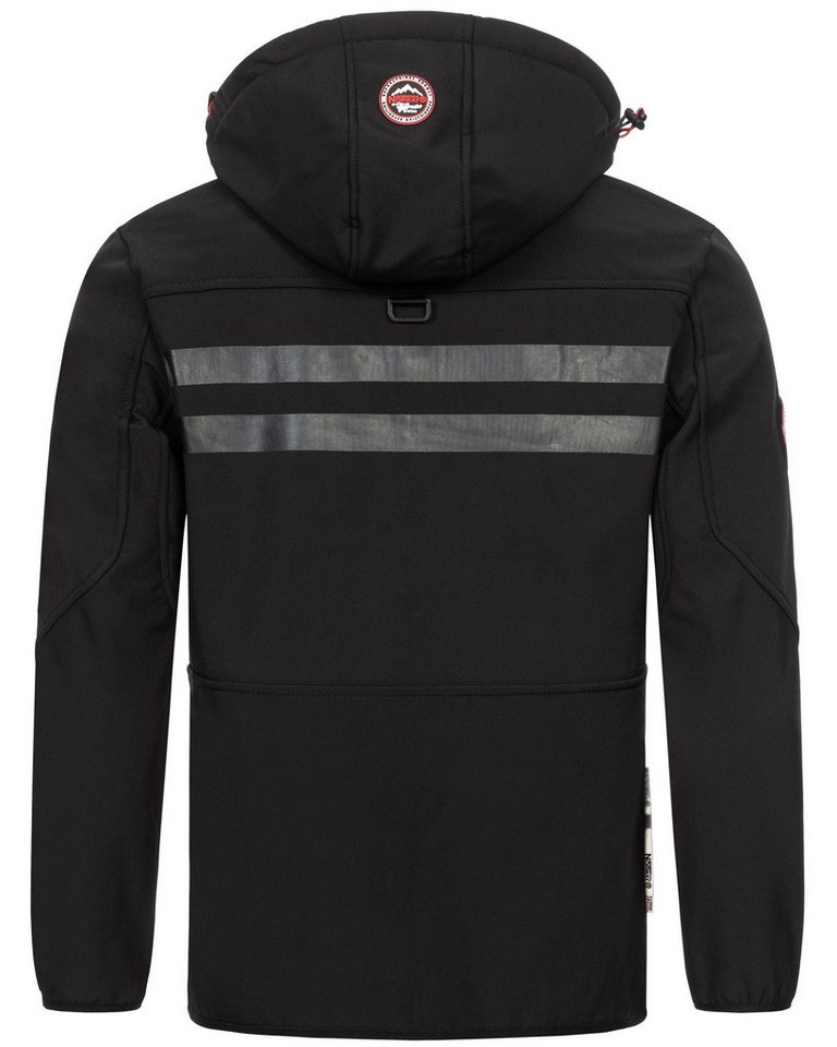 Geographical Norway Softshelljacke Herren Herbst Winter Jacke Softshell Outdoor Übergangsjacke (Packung, 1-St) Mit Kaputze 3XL Bis 7XL – Bild 4 von 5