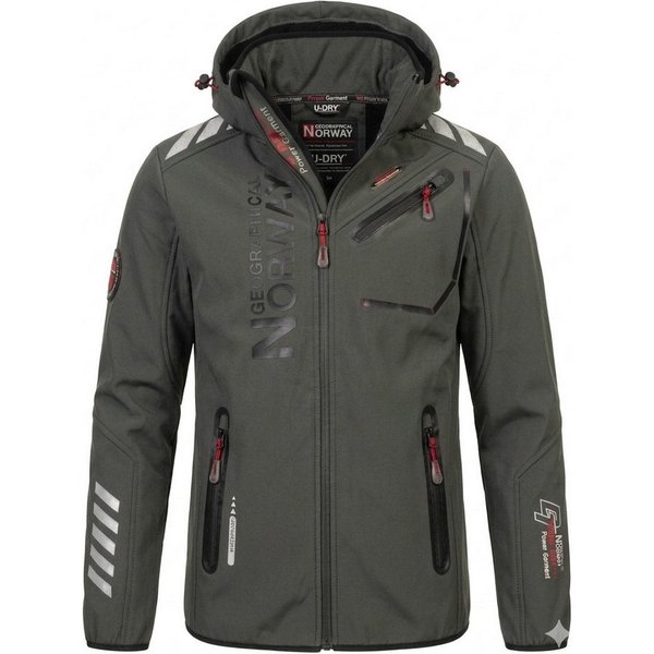 Geographical Norway Softshelljacke (S Bis 7XL) Herren leichte Übergangsjacke für Frühling & Herbst