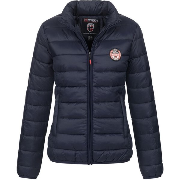 Geographical Norway Steppjacke Damen Herbst Winter Übergangsjacke Steppjacke Outdoor leicht Kapuze