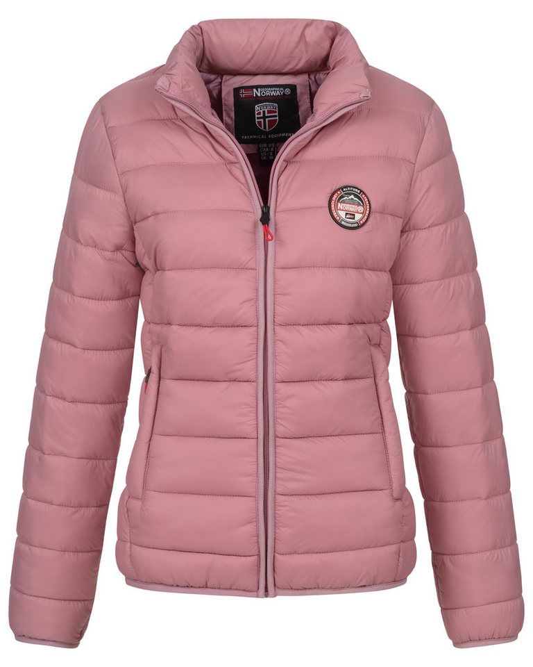 Geographical Norway Steppjacke Damen Herbst Winter Übergangsjacke Steppjacke Outdoor leicht Kapuze – Bild 5 von 5