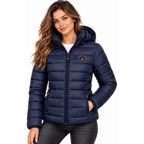 Geographical Norway Steppjacke Damen Herbst Winter jacke Stepp Outdoor leicht Kapuzenjacke Übergangs
