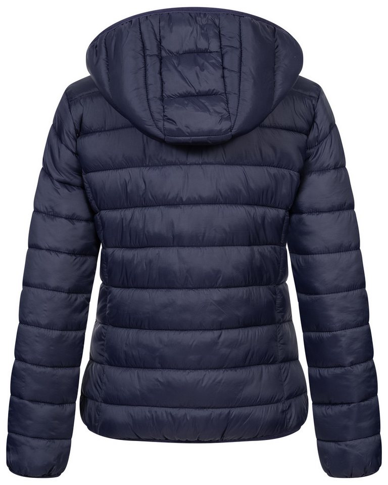 Geographical Norway Steppjacke Damen Herbst Winter jacke Stepp Outdoor leicht Kapuzenjacke Übergangs – Bild 3 von 5