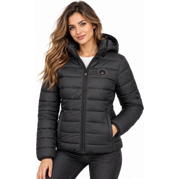 Geographical Norway Steppjacke Damen Herbst Winter jacke Stepp Outdoor leicht Kapuzenjacke Übergangs