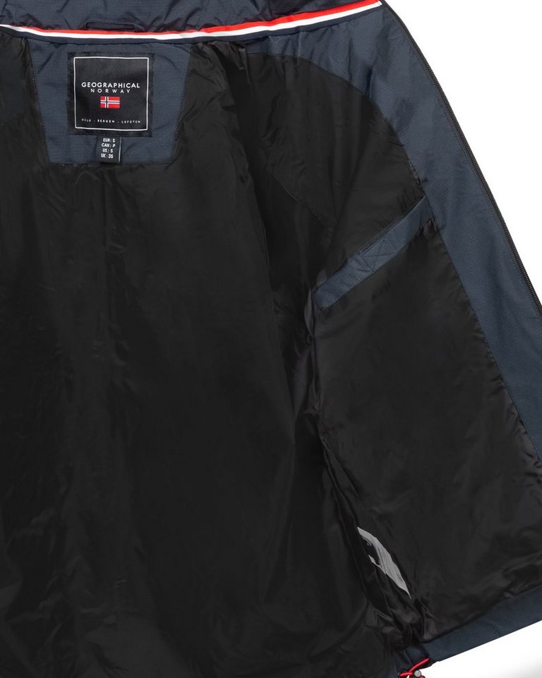 Geographical Norway Steppjacke Herren Übergangsjacke Frühlingsjacke Windbreaker Blouson Stehkragen – Bild 4 von 5