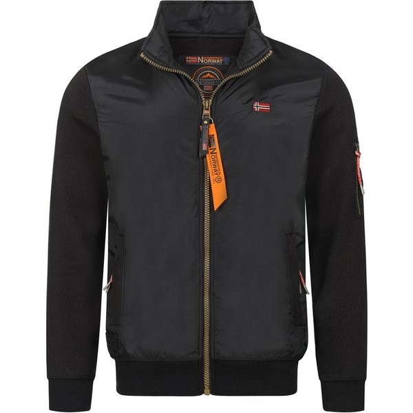 Geographical Norway Steppjacke Herren Übergangsjacke Blouson Strickfleece MIX Herbst Winter Jacke