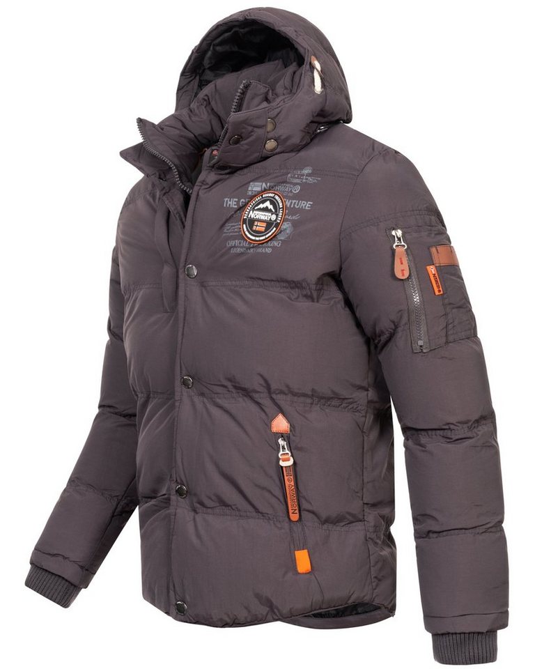 Geographical Norway Steppjacke Herren Winter Jacke Steppjacke Outdoor Jacke Parka Verveine – Bild 2 von 5