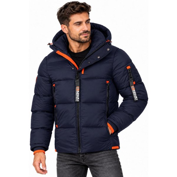 Geographical Norway Steppjacke Herren Winter Jacke warm gefüttert Parka Steppjacke Outdoor PUFFER