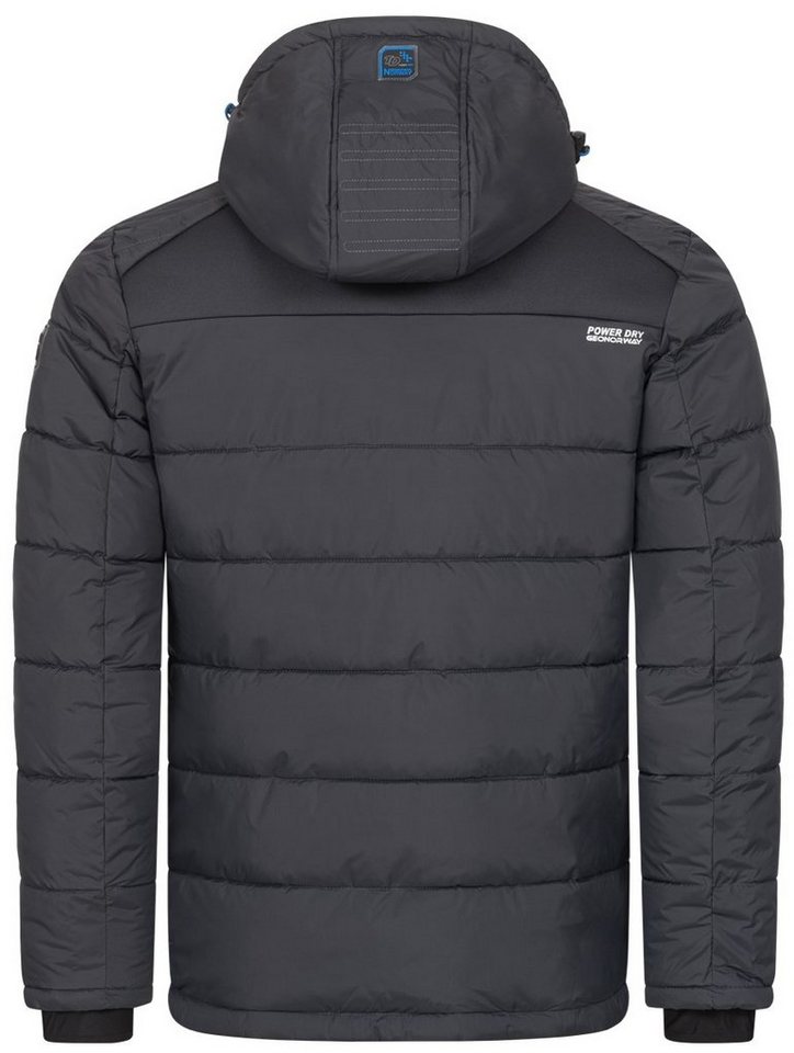 Geographical Norway Steppjacke Winter Jacke Parka Steppjacke Kapuzenjacke Outdoorjacke Warm gesteppt – Bild 3 von 4