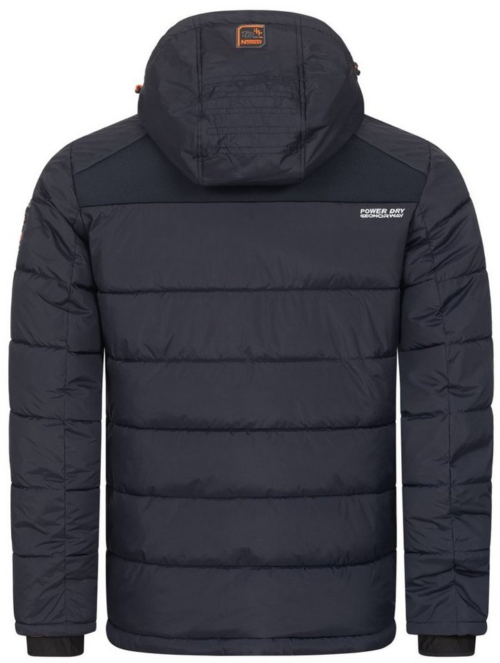 Geographical Norway Steppjacke Winter Jacke Parka Steppjacke Kapuzenjacke Outdoorjacke Warm gesteppt – Bild 3 von 4