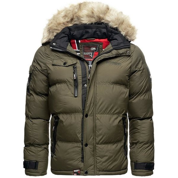 Geographical Norway Steppjacke Winter Jacke Steppjacke Outdoor Parka Warme Jacke Kapuzenjacke