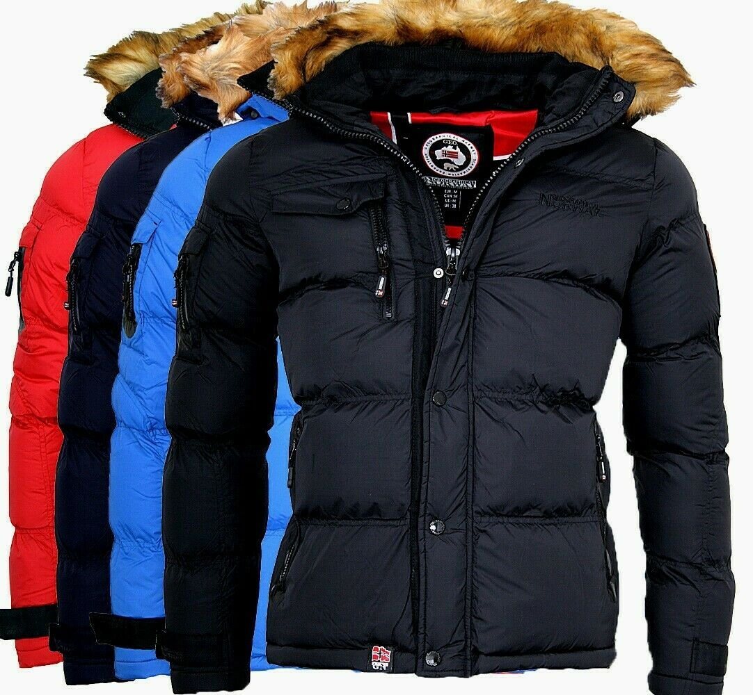 Geographical Norway Steppjacke Winter Jacke Steppjacke Outdoor Parka Warme Jacke Kapuzenjacke – Bild 2 von 5