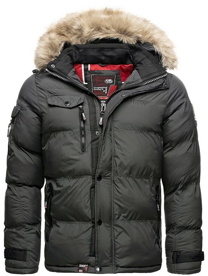 Geographical Norway Steppjacke Winter Jacke Steppjacke Outdoor Parka Warme Jacke Kapuzenjacke – Bild 5 von 5