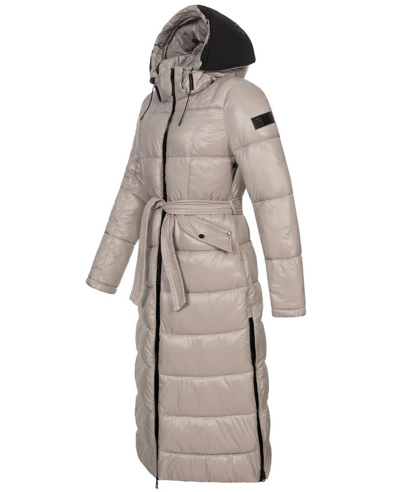 Geographical Norway Steppmantel Winter Jacke Parka Steppjacke Steppmantel Wintermantel Lange Mantel – Bild 2 von 4