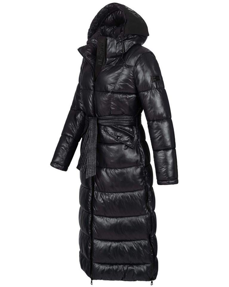 Geographical Norway Steppmantel Winter Jacke Parka Steppjacke Steppmantel Wintermantel Lange Mantel – Bild 2 von 4
