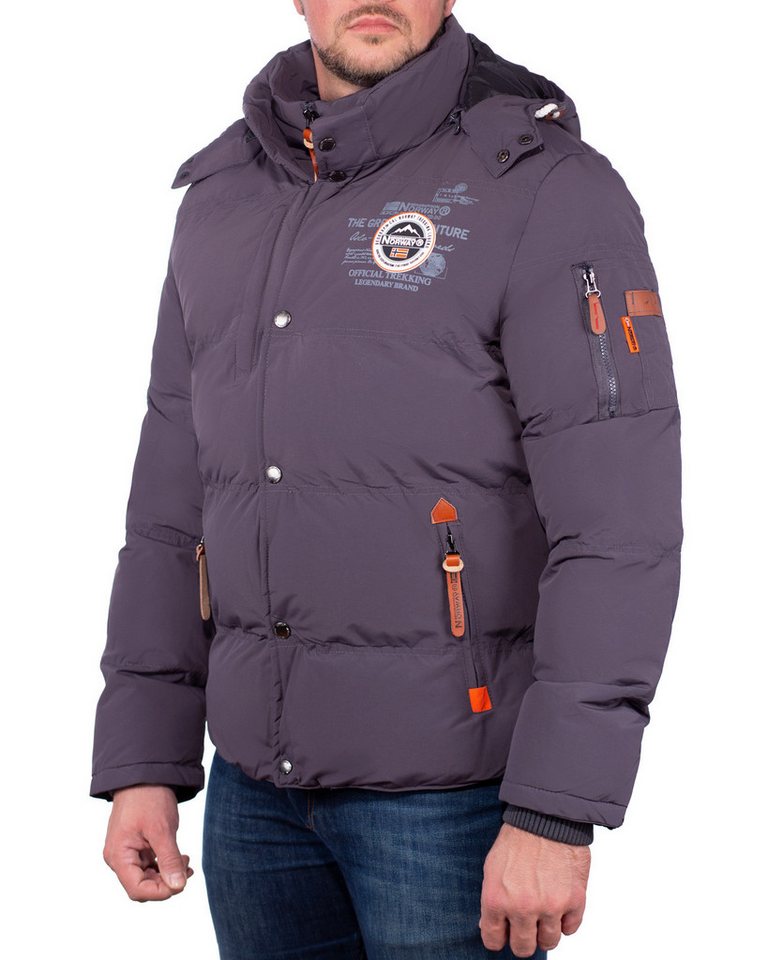Geographical Norway Winterjacke Herren Regular Fit Steppjacke baverveine Wind-, wasser- und kälteabweisend mit schnell trocknendem Material – Bild 3 von 5