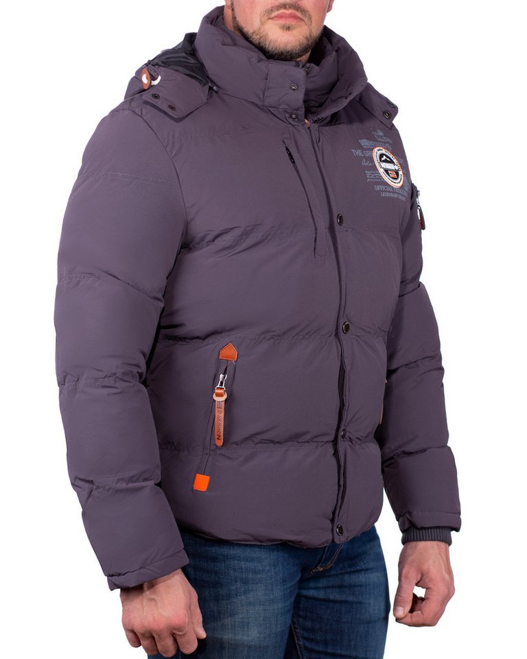 Geographical Norway Winterjacke Herren Regular Fit Steppjacke baverveine Wind-, wasser- und kälteabweisend mit schnell trocknendem Material – Bild 4 von 5
