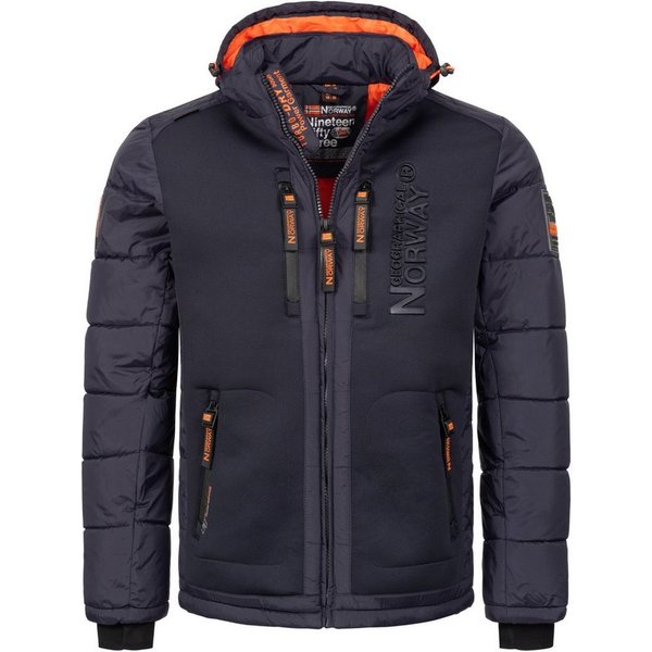 Geographical Norway Winterjacke Herren Winterjacke Outdoorjacke mit Kapuze
