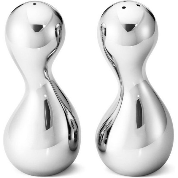 Georg Jensen Salz- / Pfefferstreuer Cobra, 2er Set