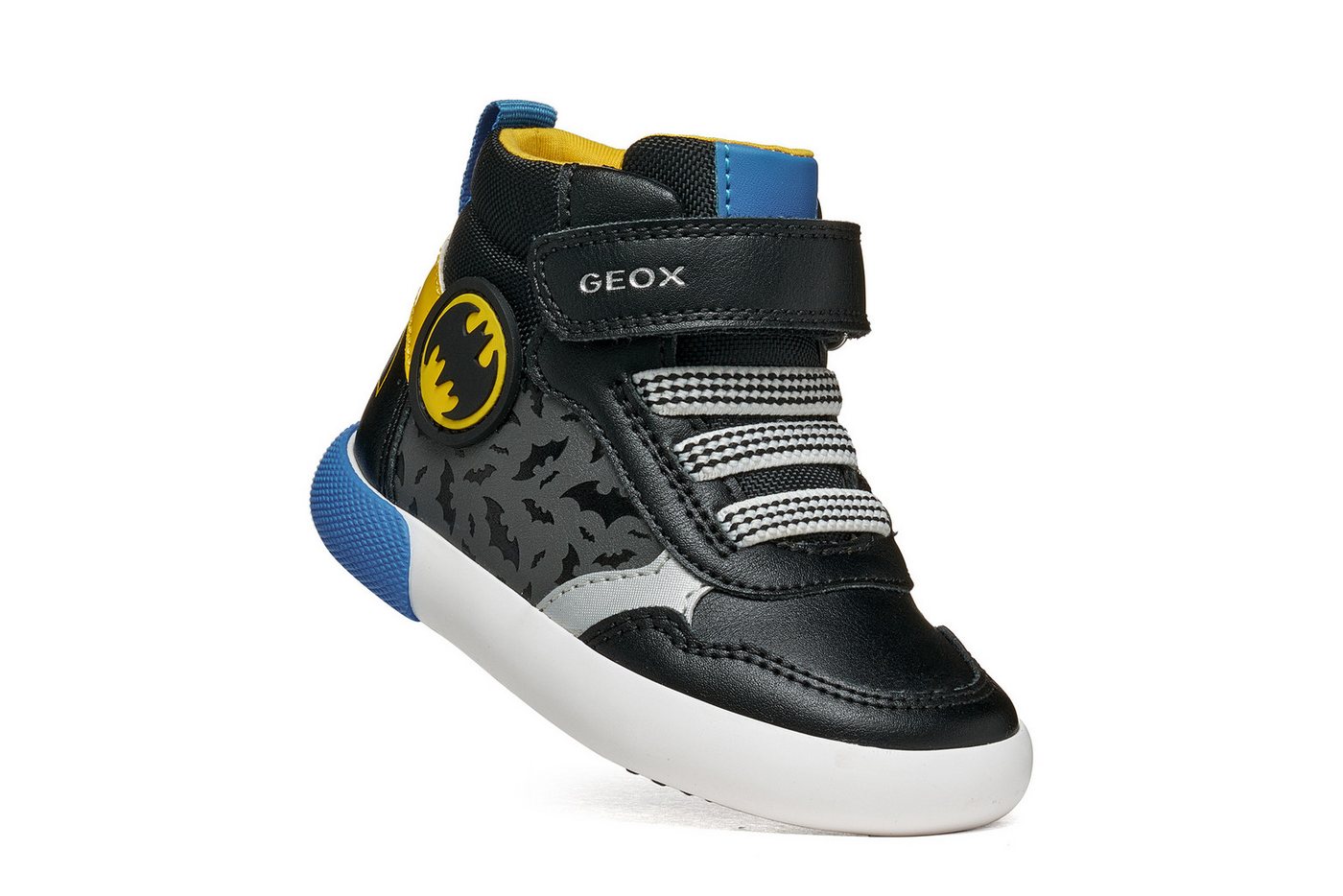Geox B GISLI BOY Lauflernschuh Freizeitboots, High-Top-Sneaker, Klettschuh mit BATMAN Motiv – Bild 4 von 5