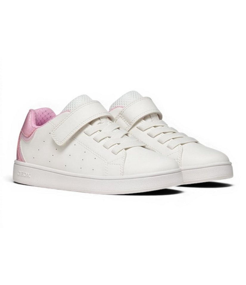 Geox Eclyper weiss/pink Mädchen Sneaker – Bild 3 von 5