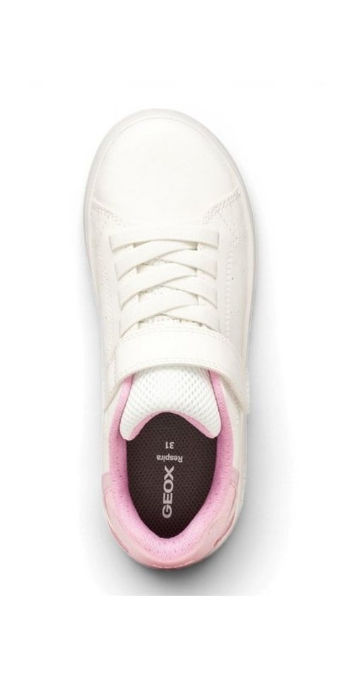 Geox Eclyper weiss/pink Mädchen Sneaker – Bild 5 von 5