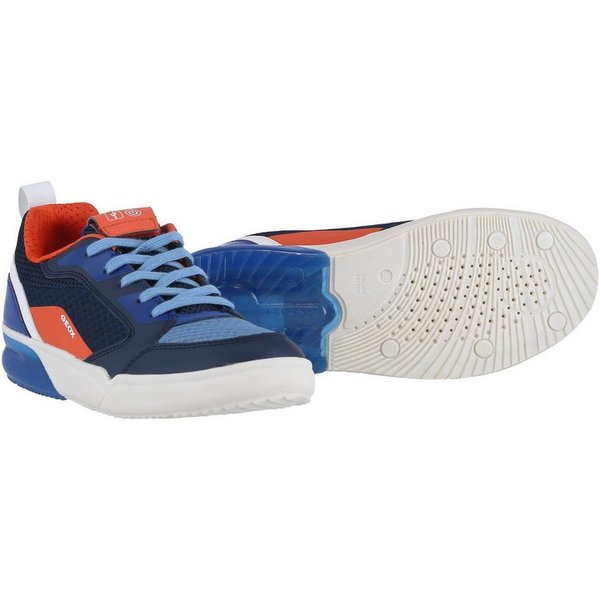 Geox Grayjay blau/orange/weiss Kinder Sneaker