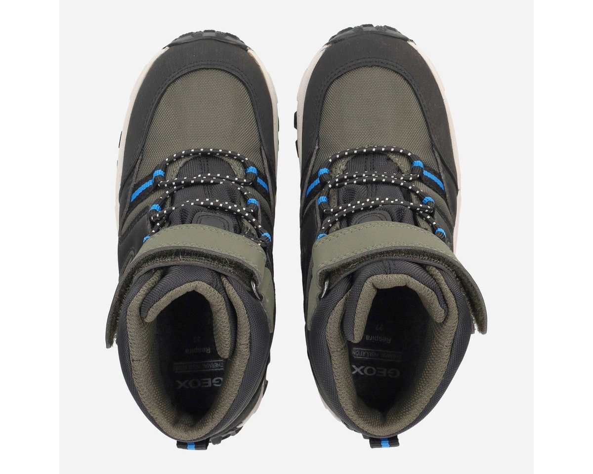 Geox GEOX HIMALAYA, Warmfutter, Grün kombiniert, Kinder Winterstiefel – Bild 3 von 5
