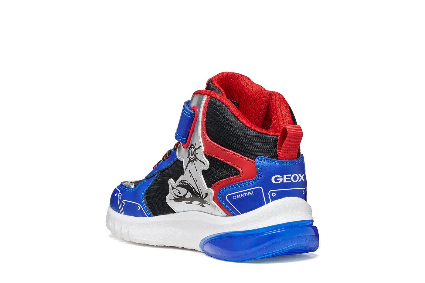 Geox J CIBERDRON BOY - Blinkschuh Sneaker Blinkschuh, mit bunten Kontrastbesätzen, Größenschablone zum Download – Bild 2 von 5