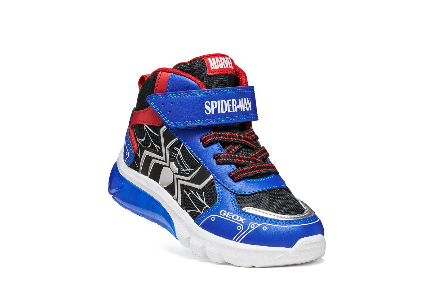 Geox J CIBERDRON BOY - Blinkschuh Sneaker Blinkschuh, mit bunten Kontrastbesätzen, Größenschablone zum Download – Bild 4 von 5