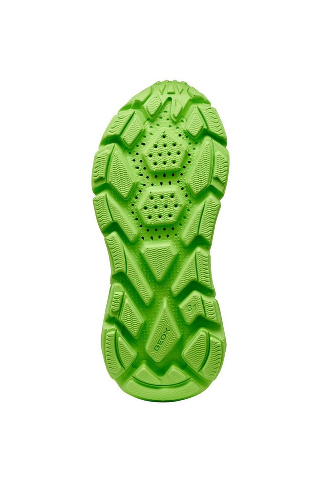 Geox J FLEXYPER FAST BOY Sneaker Slipper mit auffälliger Laufsohle, Größenschablone zum Download – Bild 3 von 5