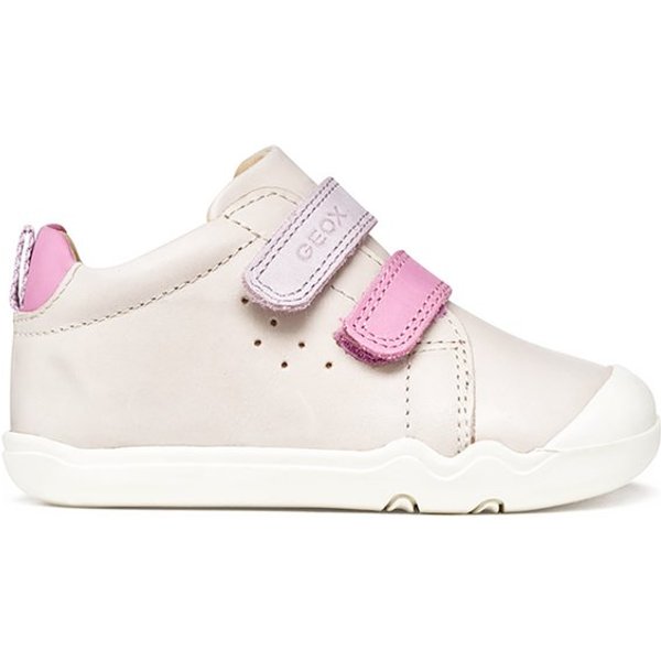 Geox GEOX STEPPIEUP, Klett, Beige kombiniert, Kinder Klettschuh
