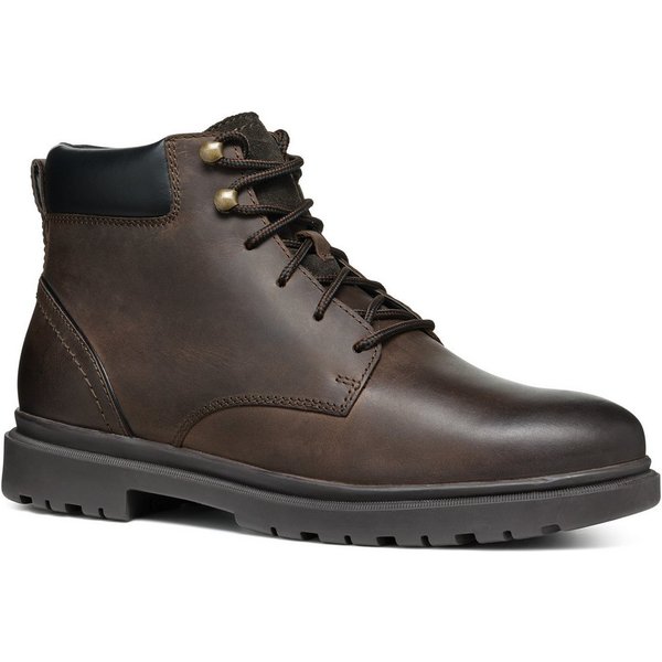 Geox U ANDALO Schnürboots Herbst-Boots, Schnürstiefelette mit softem Schaftabschluss